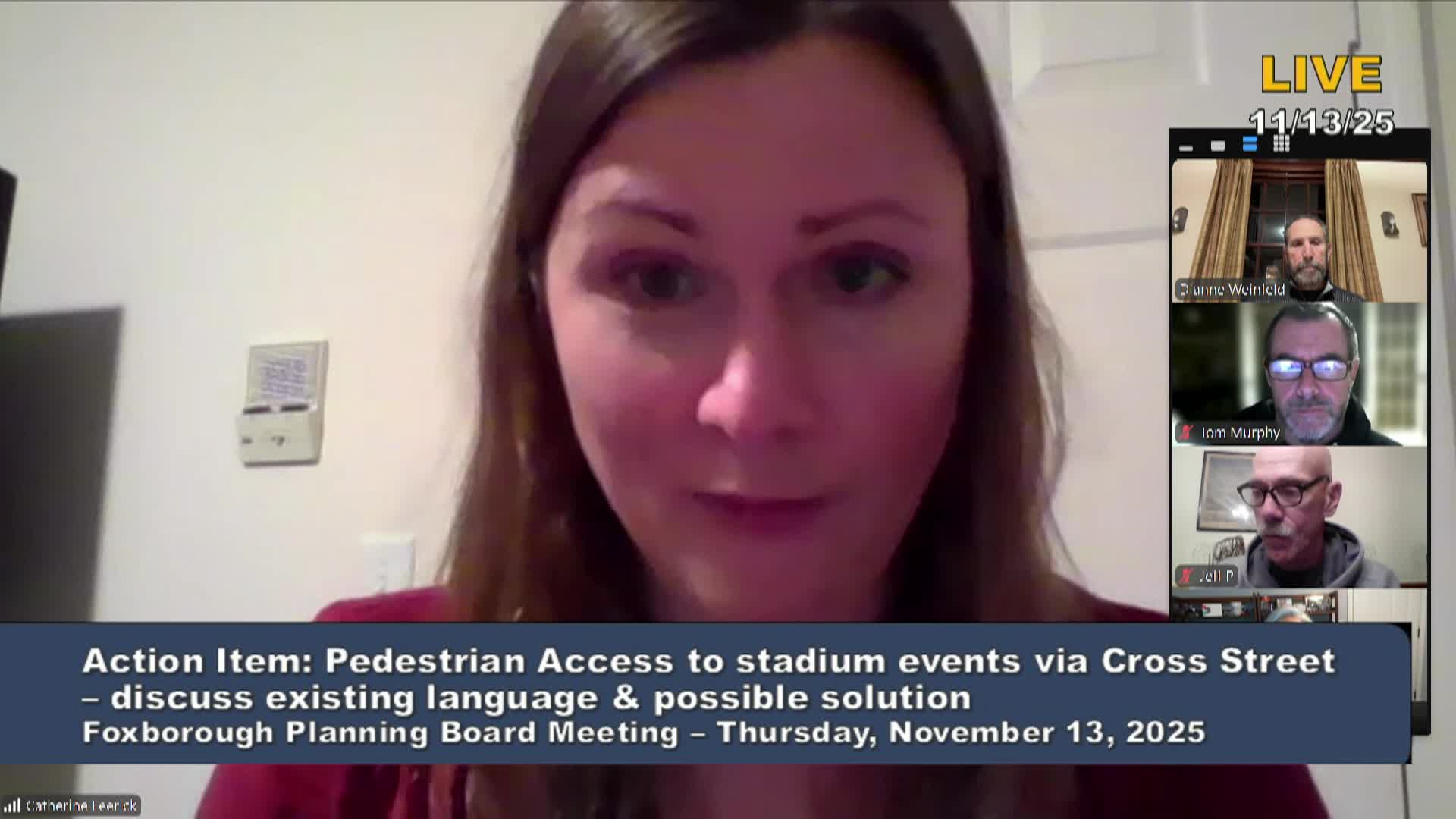 Planning Board Meeting - November 13, 2025