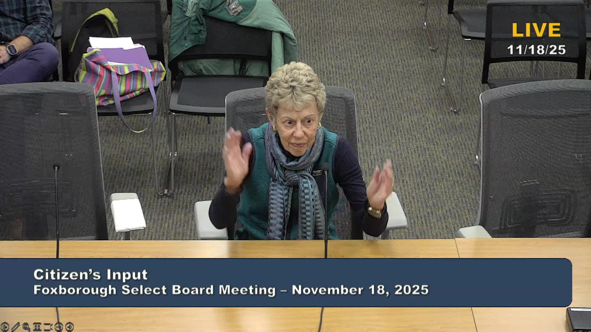 Select Board Meeting - November 18, 2025