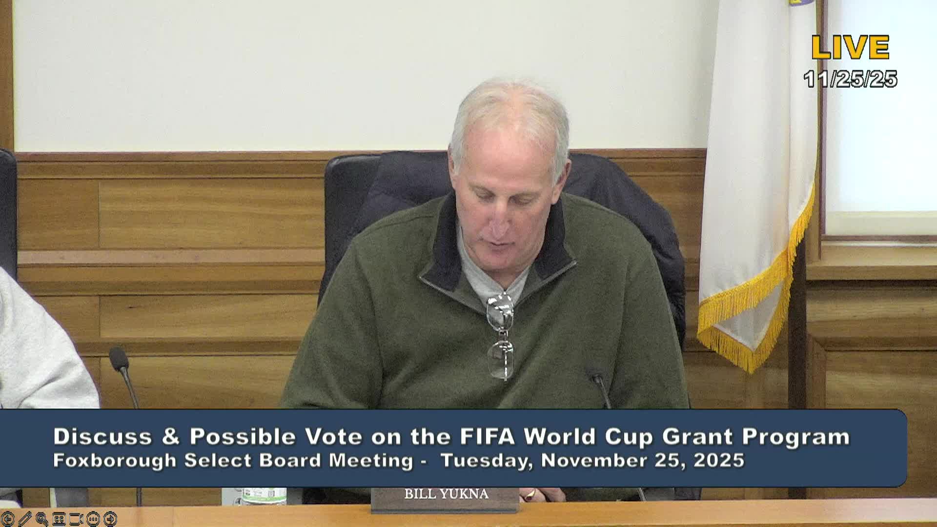 Select Board Meeting - November 25, 2025