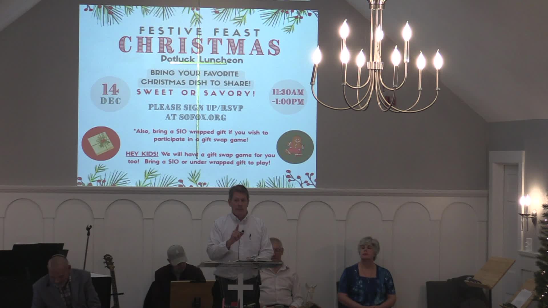 Union Church of South Foxboro - December 7th  Service