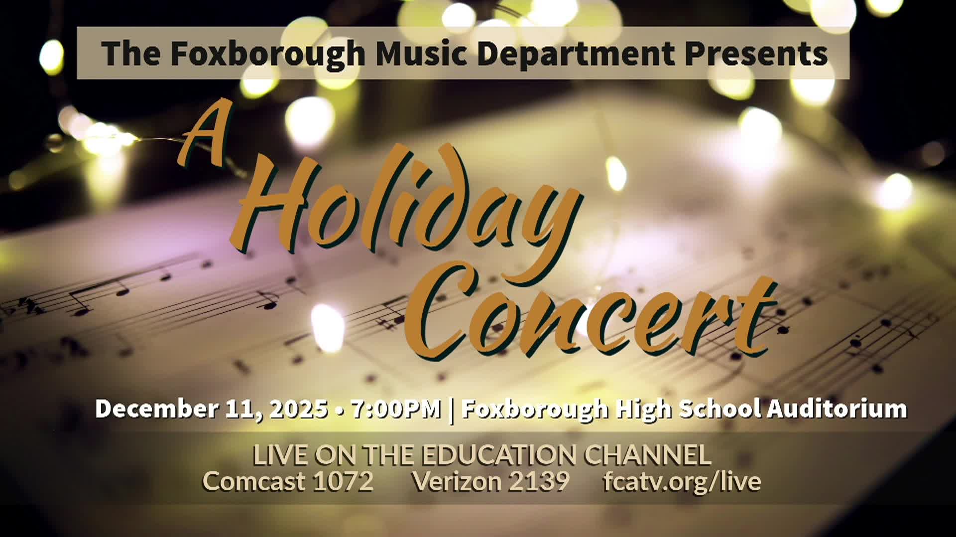 Holiday Concert - December 11, 2025