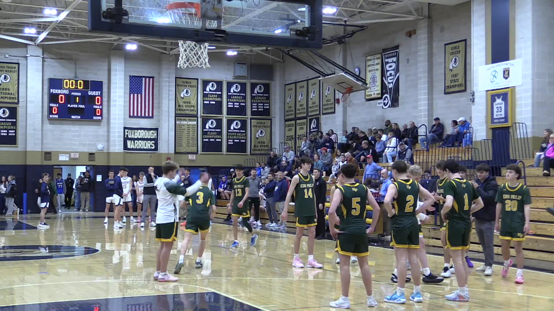 FHS Boys Basketball 2025 - 2026 vs. King Philip 1/6/2025