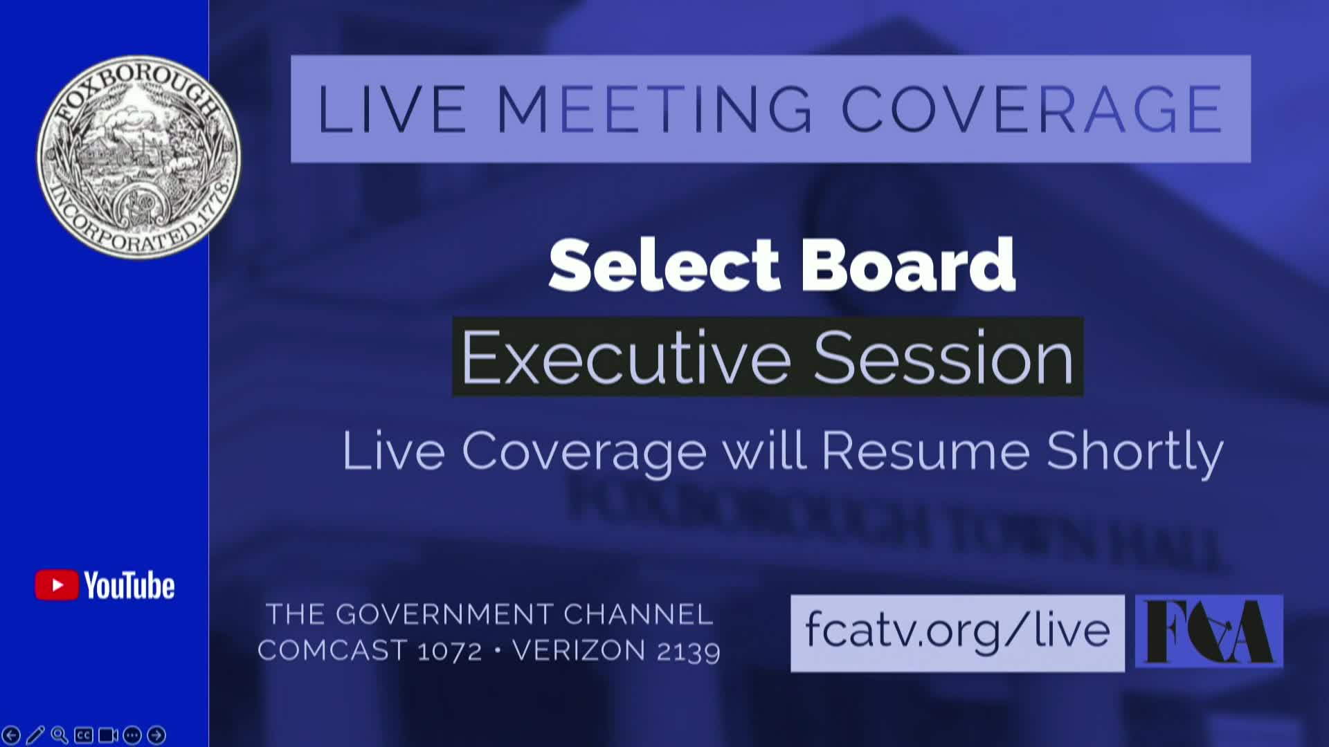 Thumbnail image for Select Board Meeting - March 3, 2026 - LIVE