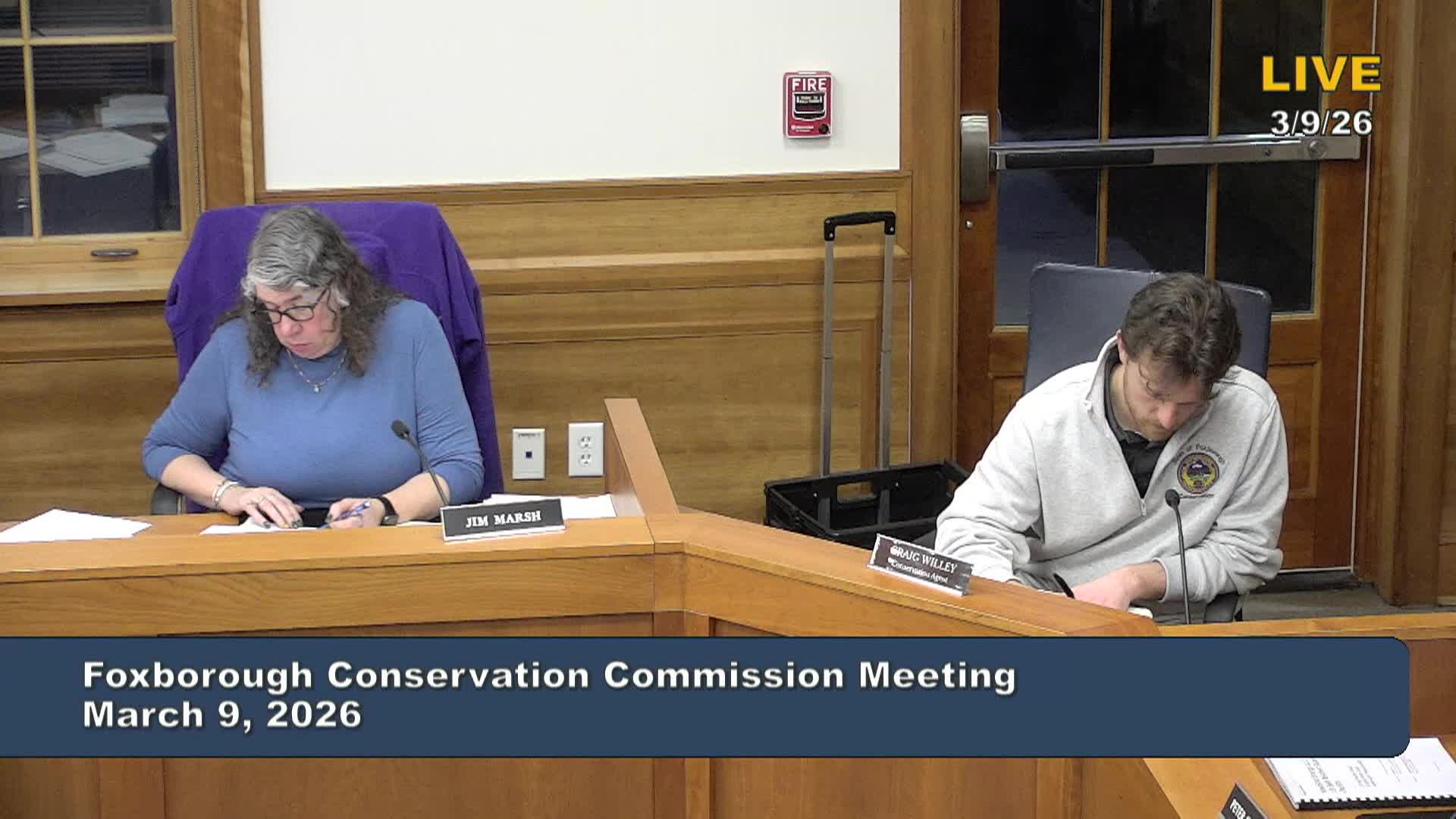 Conservation Commission Meeting 3/9/2026