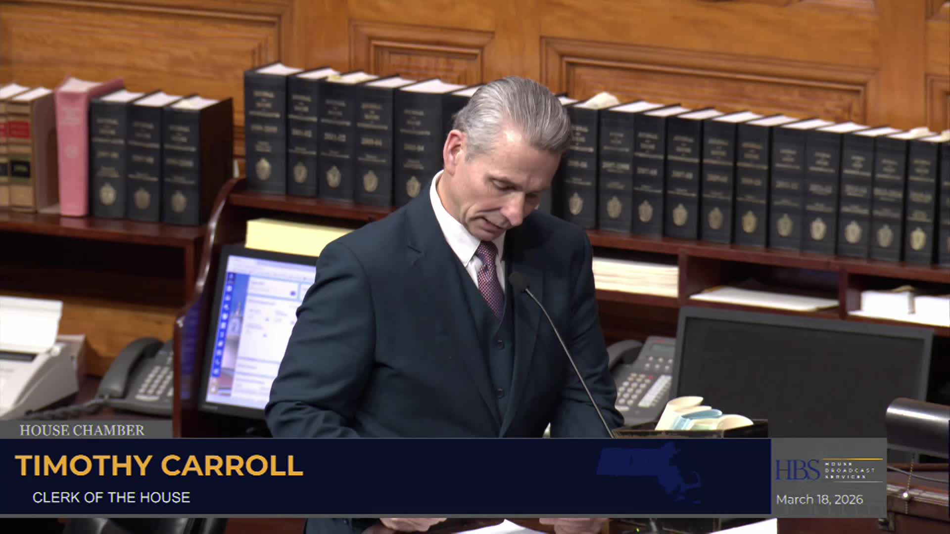 Thumbnail image for Massachusetts House of Representatives Formal Session - March 18, 2026