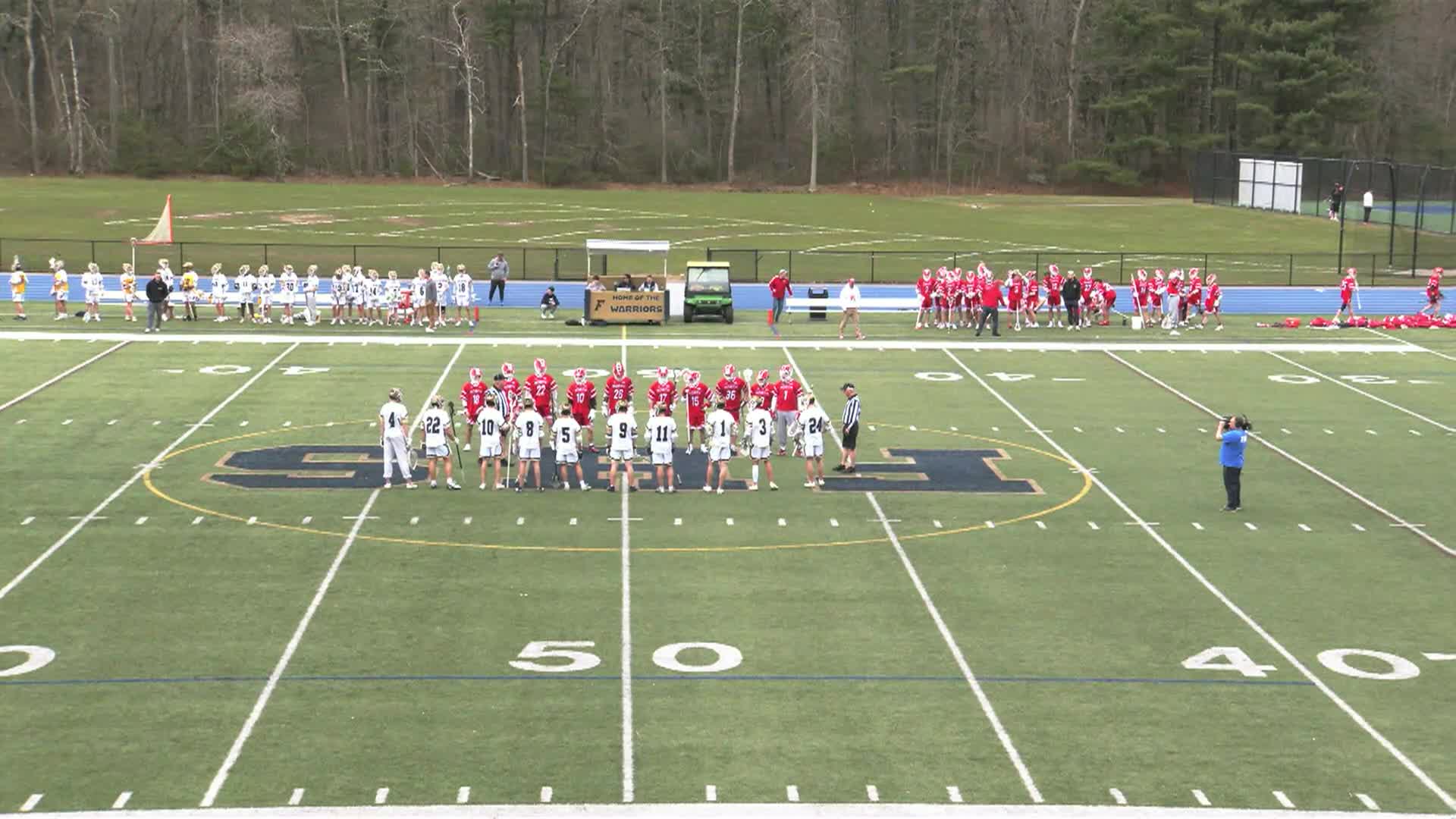 FHS Varsity Boys Lacrosse 2026 vs. North Attleboro LIVE - March 30, 2026