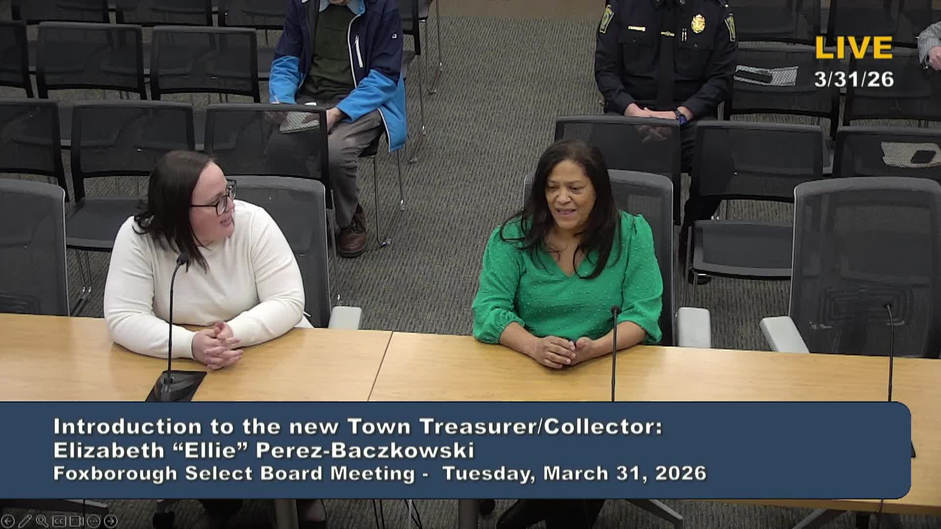 Thumbnail image for Select Board Meeting - March 31, 2026