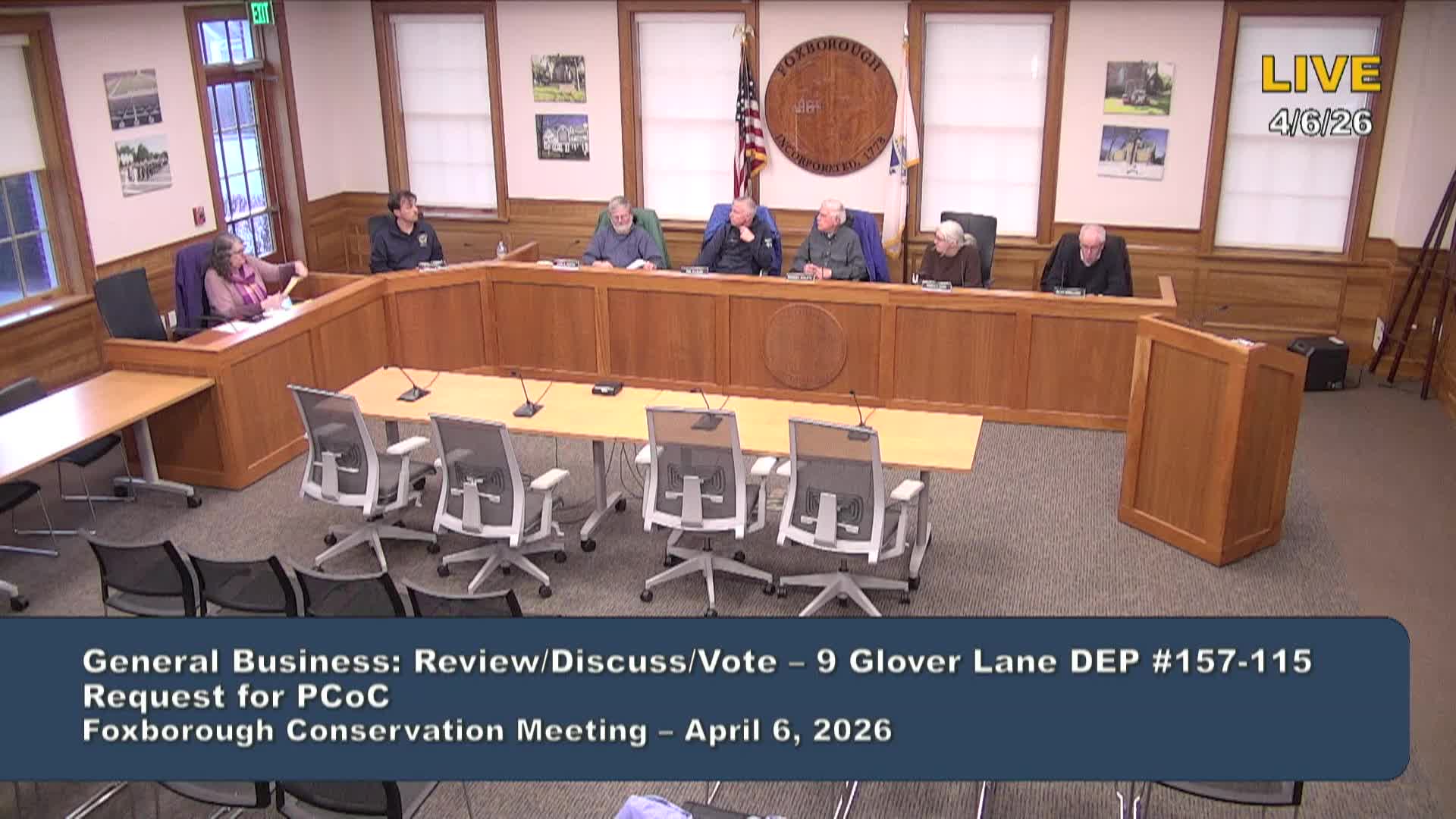 Thumbnail image for Conservation Commission Meeting 4/6/2026