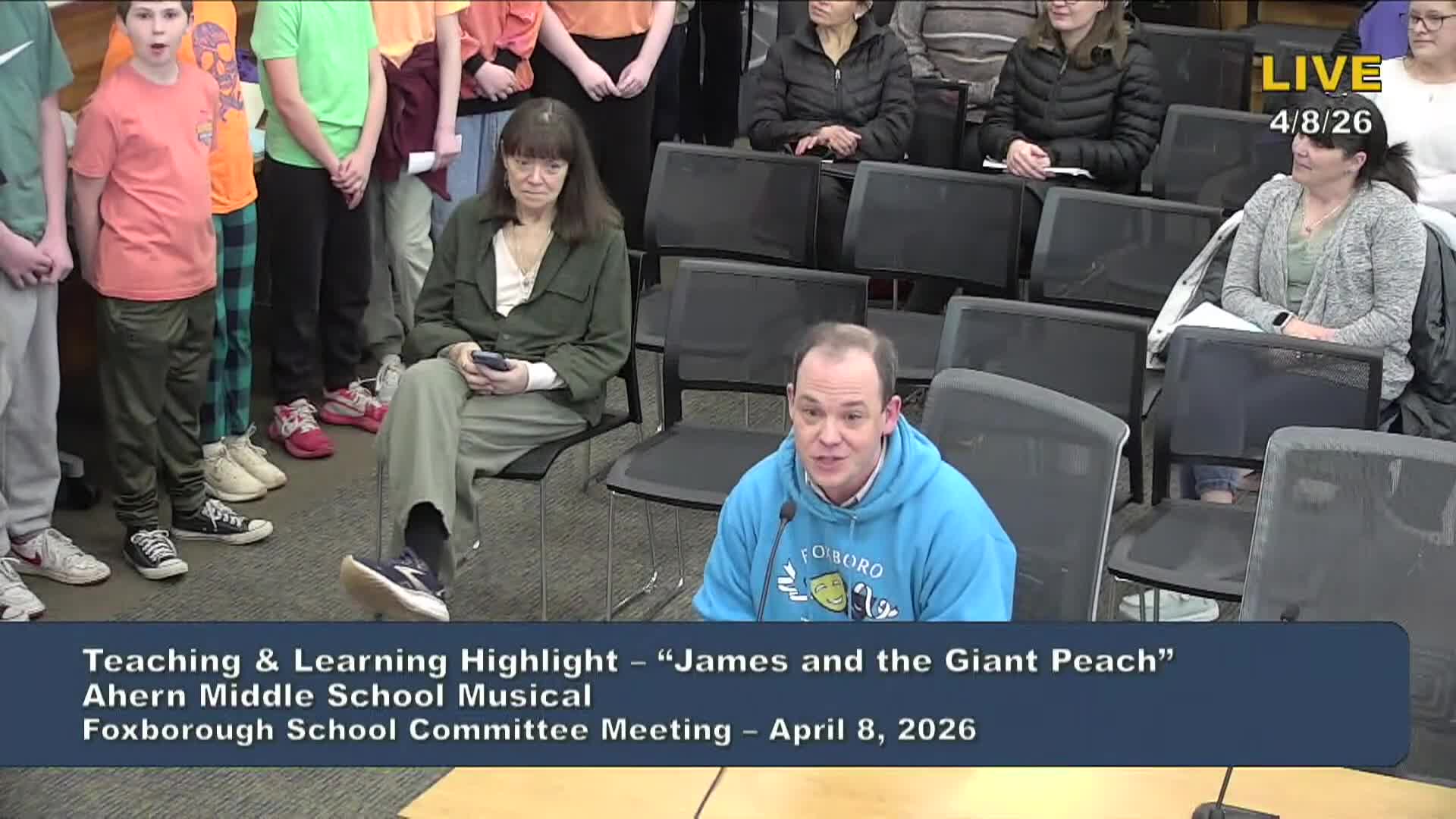 Thumbnail image for Foxborough School Committee Meeting - April 8, 2026