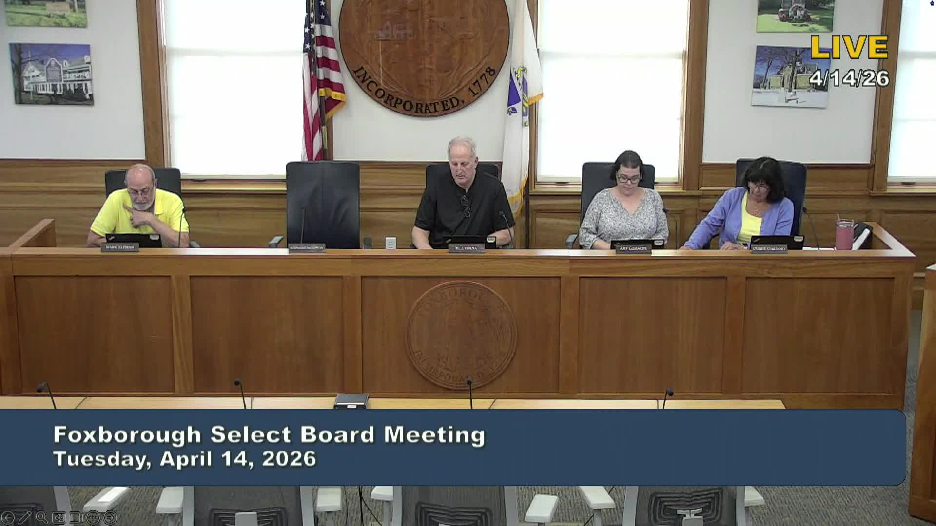 Thumbnail image for Select Board Meeting - April 14, 2026 - LIVE