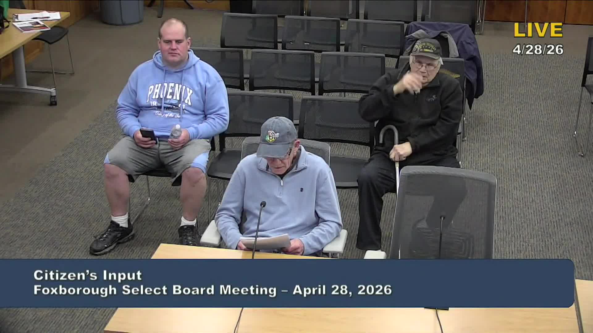 Thumbnail image for Select Board Meeting - April 28, 2026
