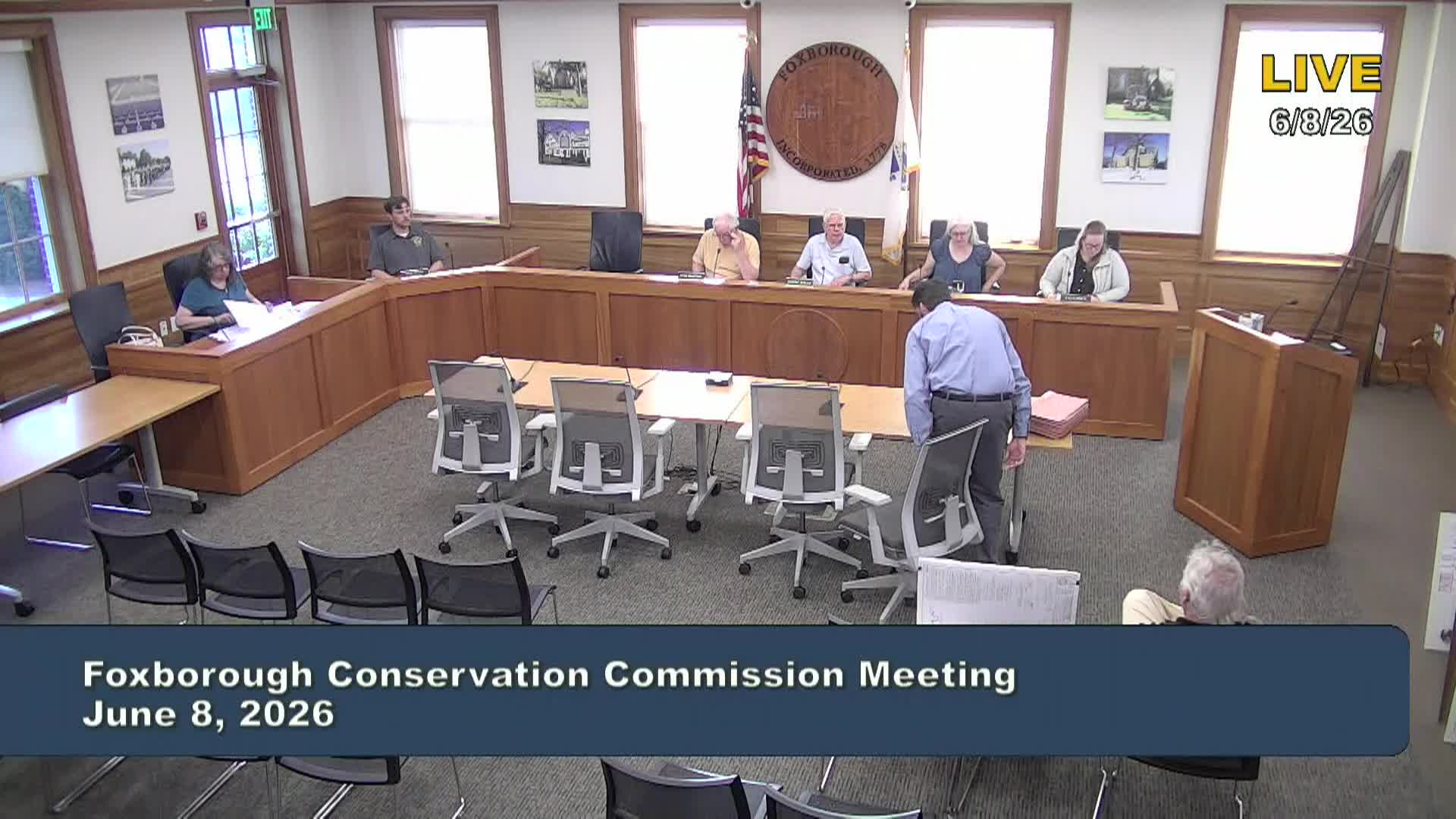 Thumbnail image for Conservation Commission Meeting 6/8/2026  LIVE