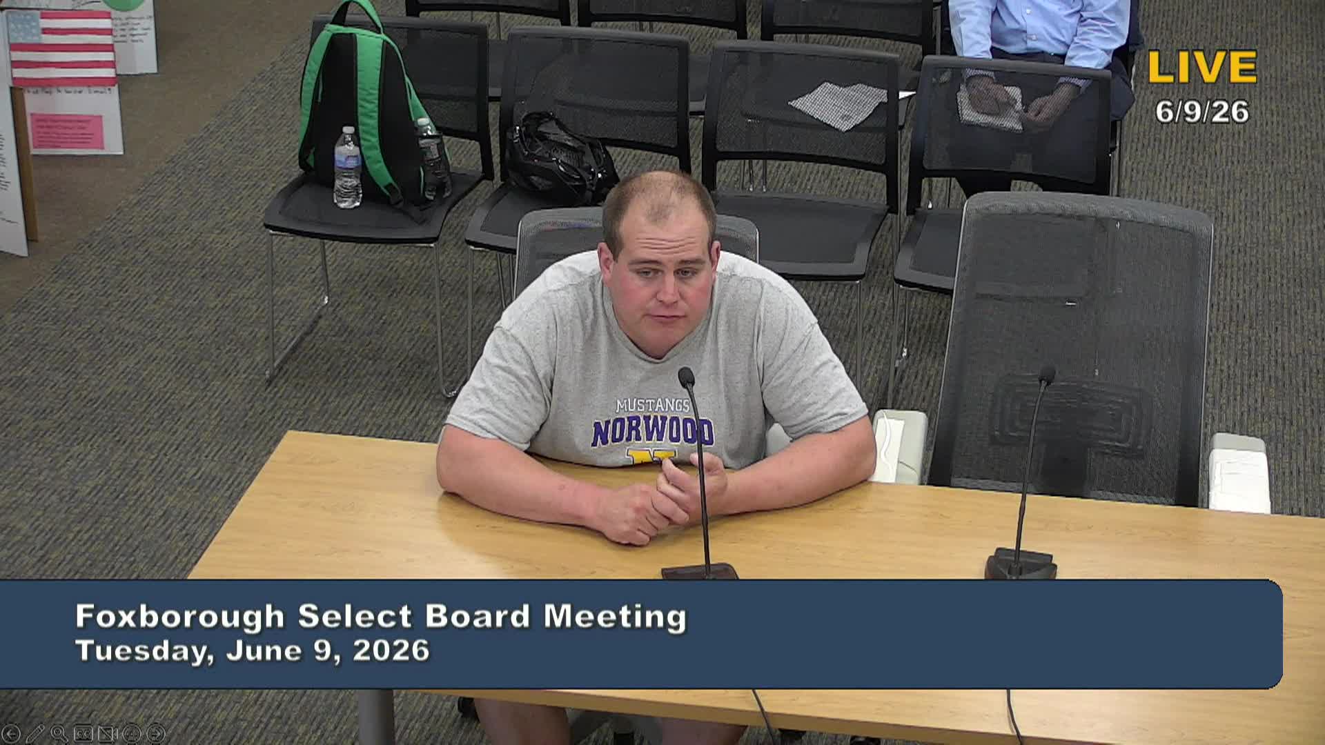 Thumbnail image for Select Board Meeting - June 9, 2026