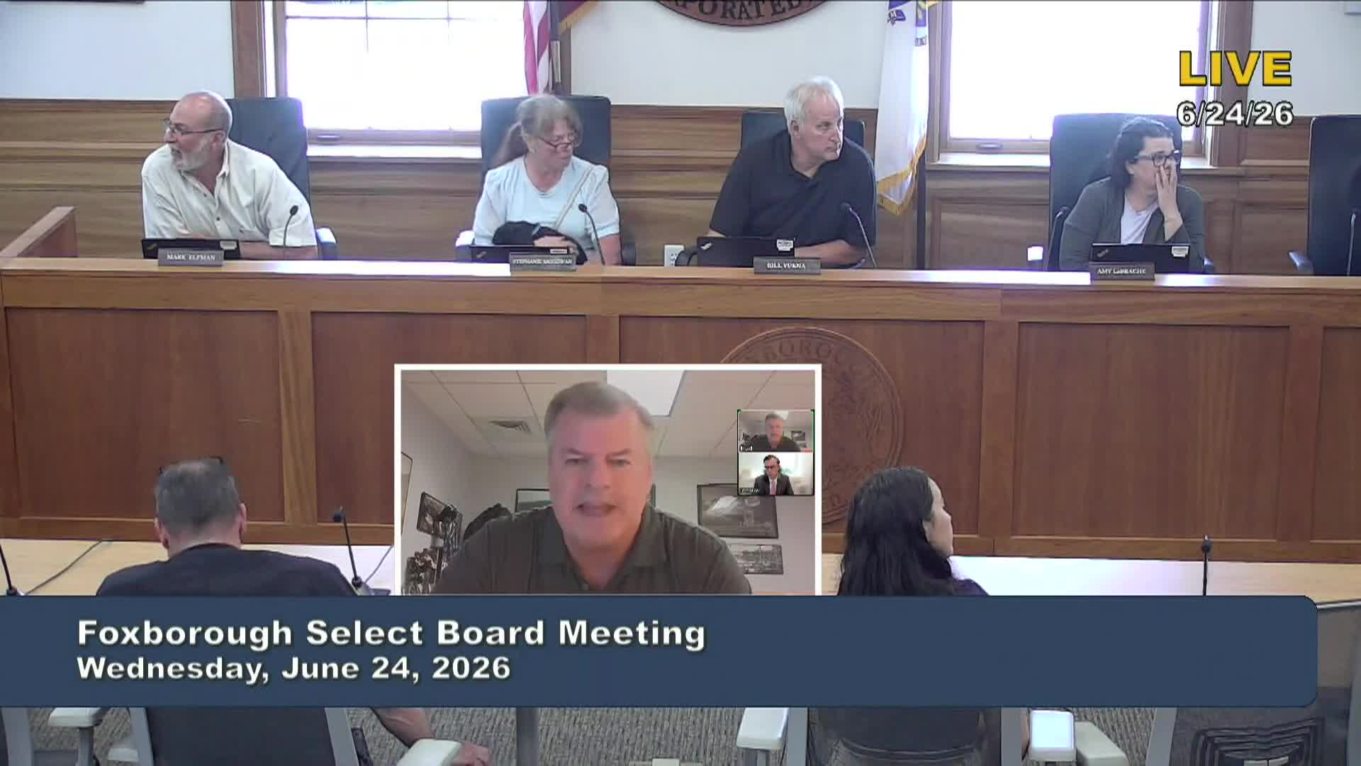Thumbnail image for Select Board Meeting - June 24, 2026