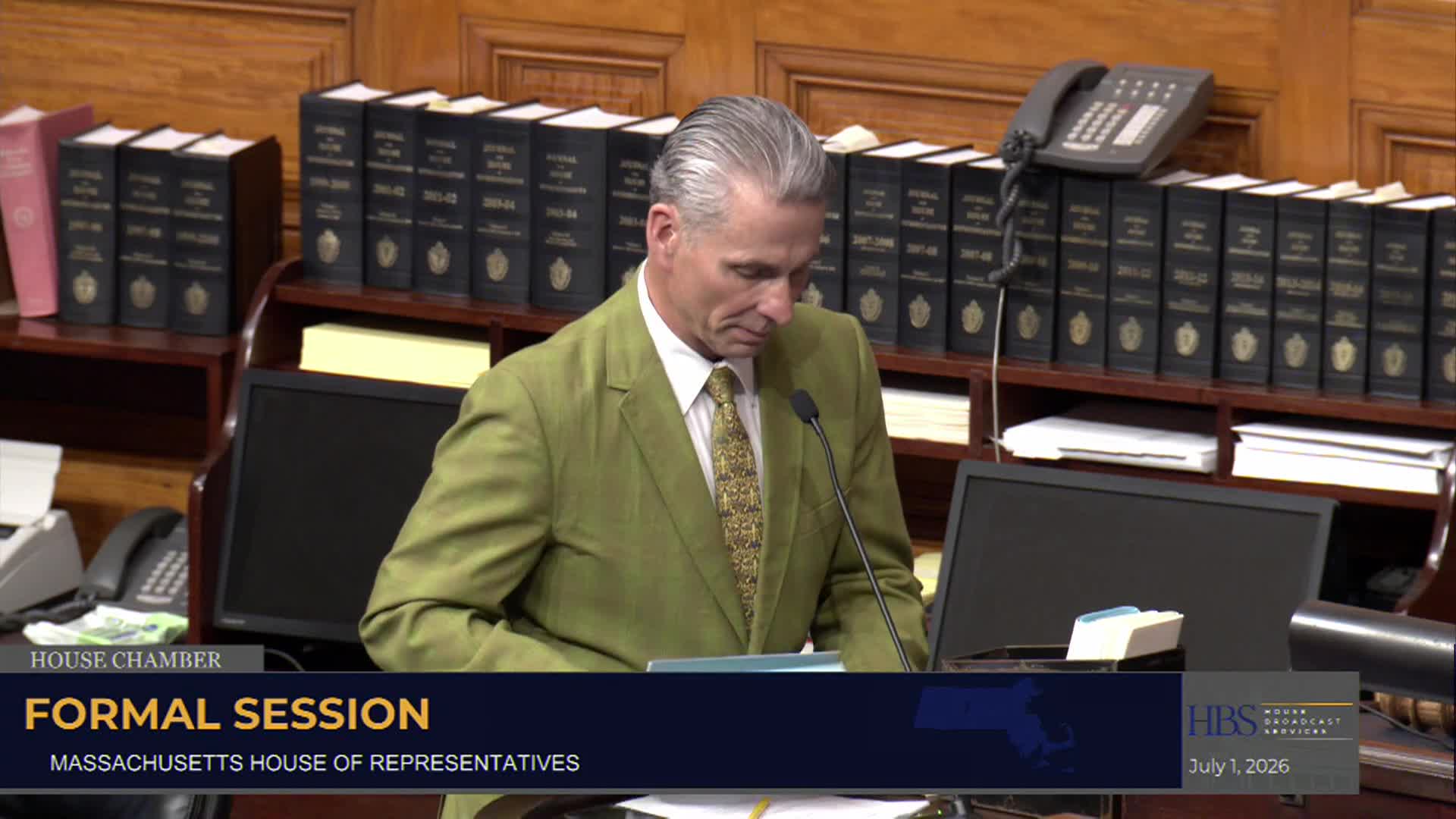 Thumbnail image for Massachusetts House of Representatives Formal Session - July 1, 2026