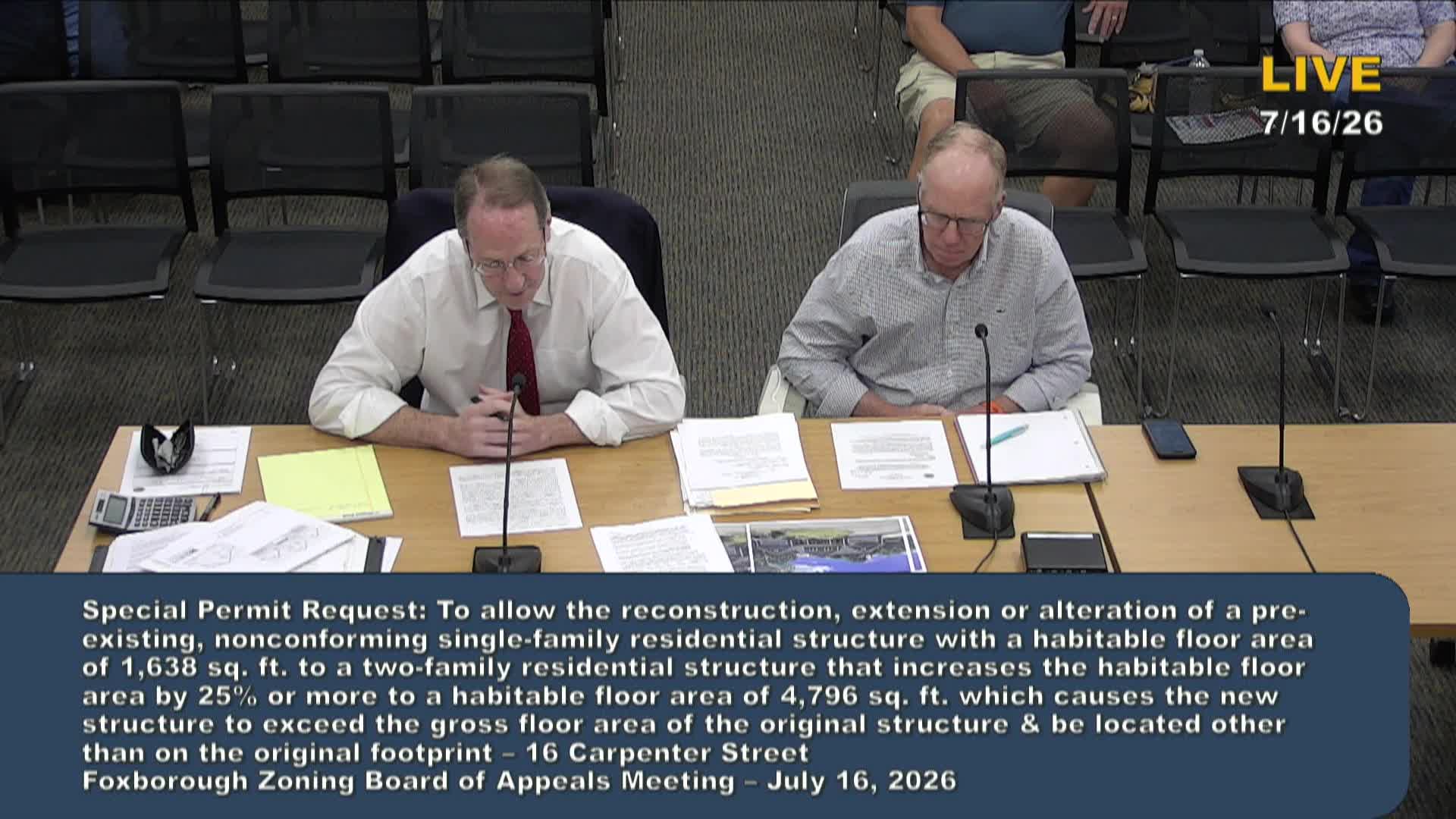 Thumbnail image for Zoning Board of Appeals Meeting - 7/16/2026