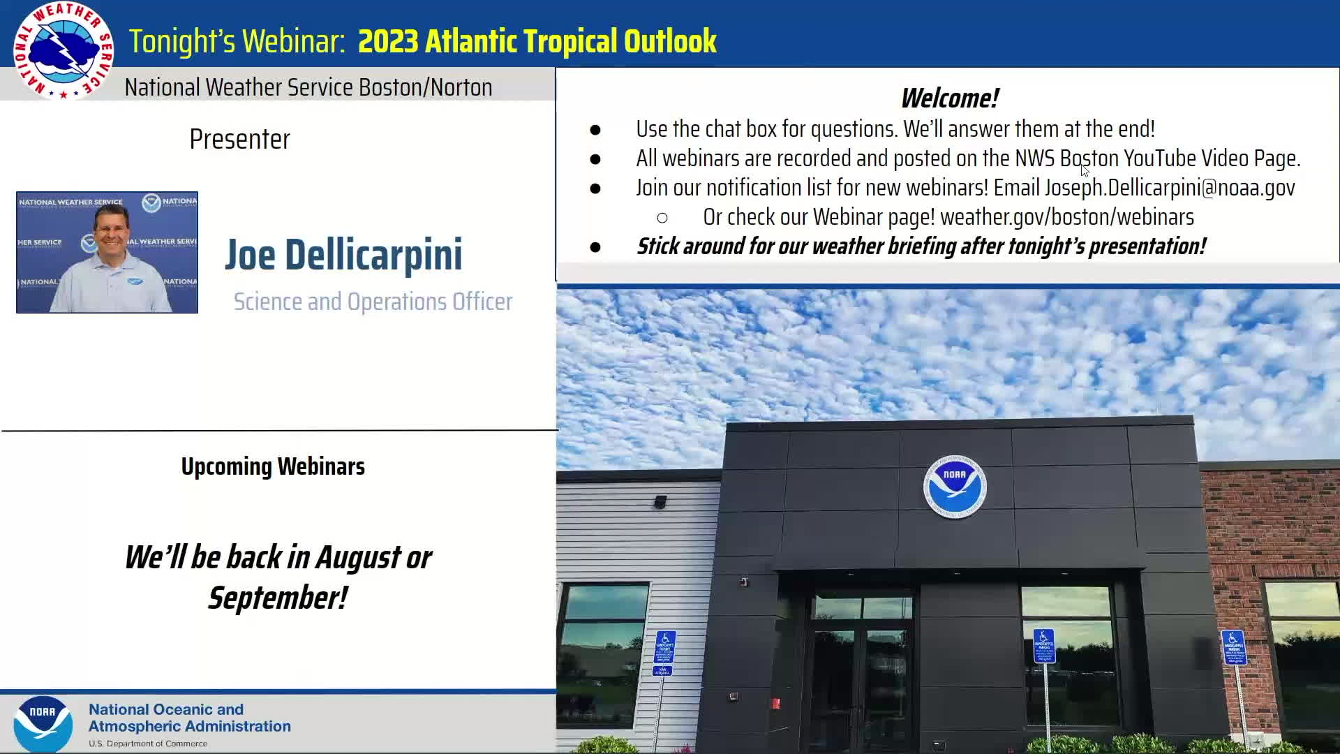 Thumbnail image for National Weather Service: Atlantic Tropical Outlook 2023