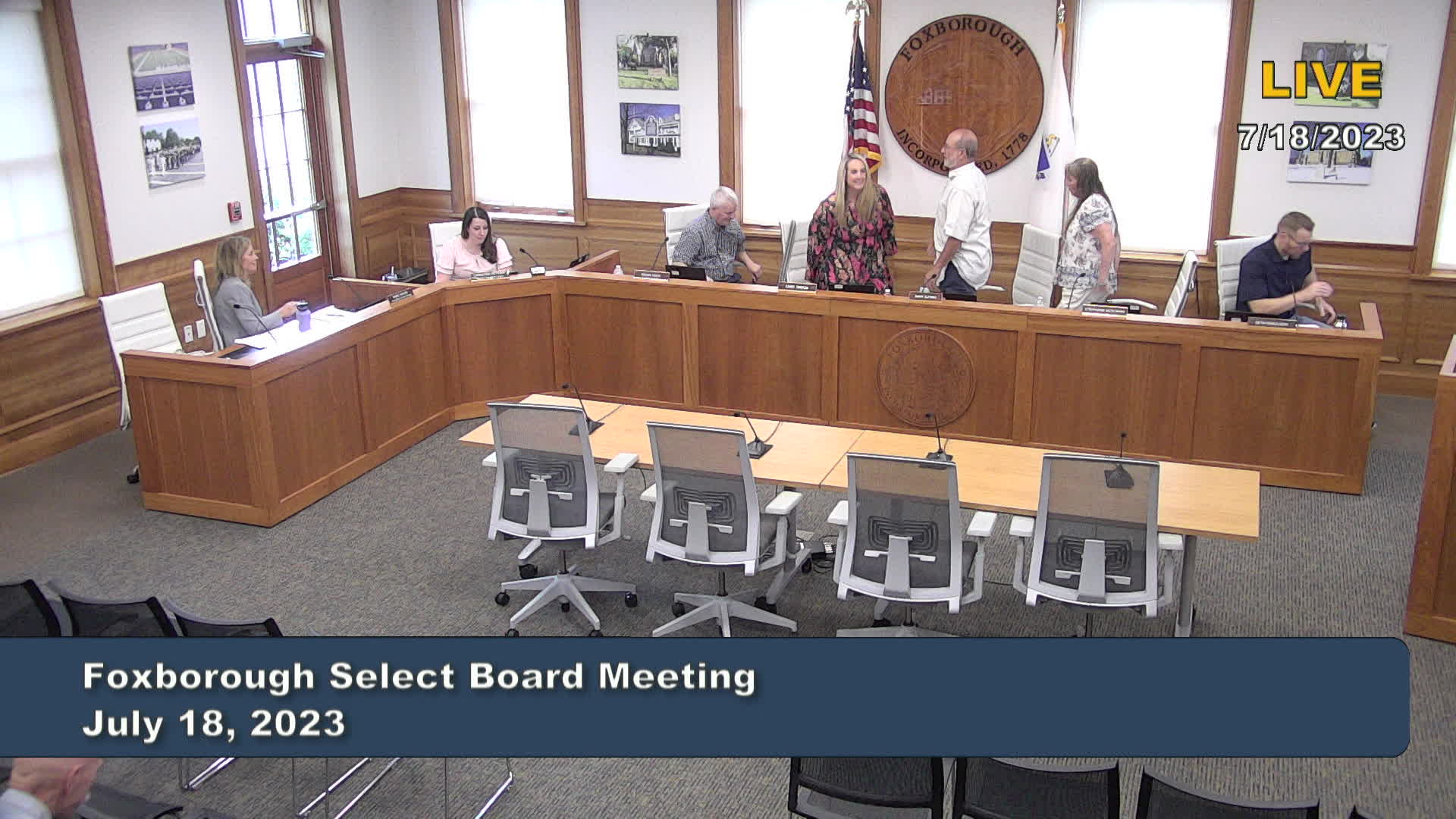 Thumbnail image for Select Board Meeting - July 18, 2023