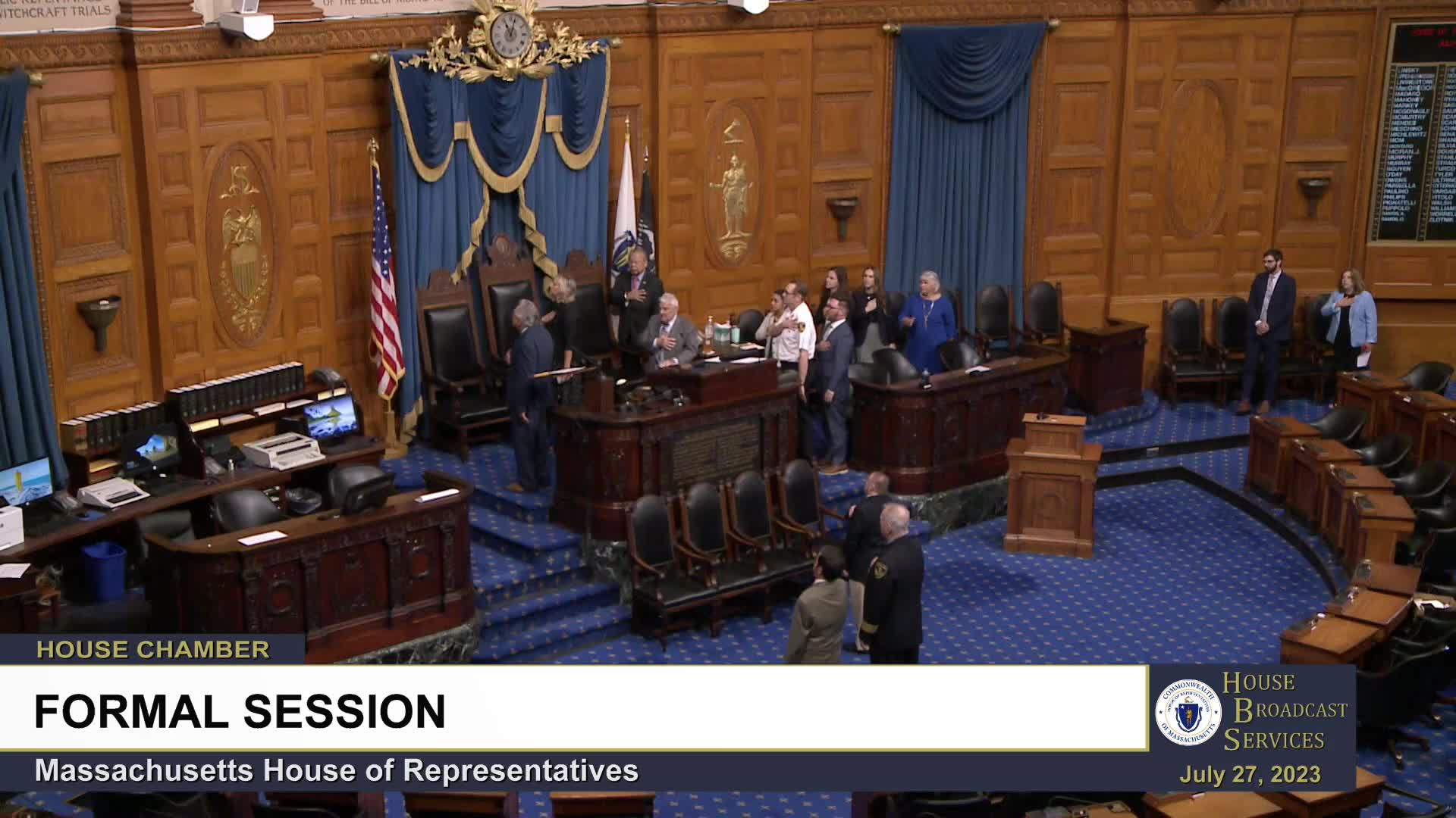 Thumbnail image for Massachusetts House of Representatives Formal Session July 27, 2023