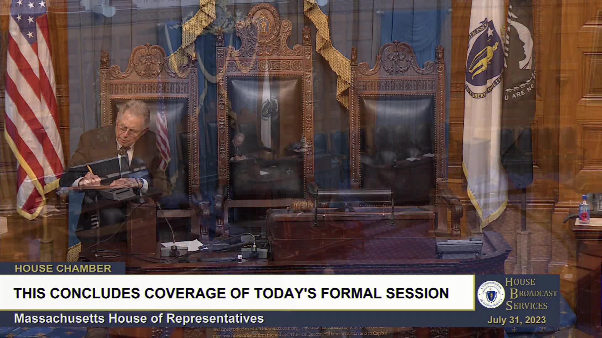 Thumbnail image for Massachusetts House of Representatives Formal Session July 31, 2023