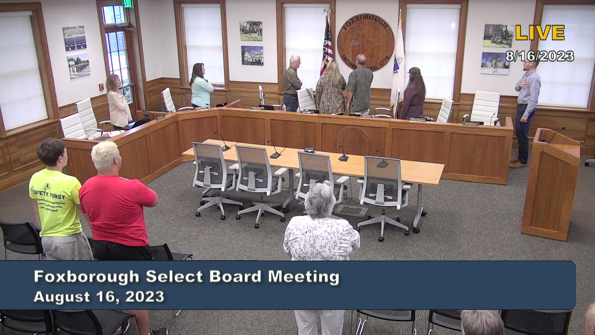 Thumbnail image for Select Board Meeting - August 16, 2023