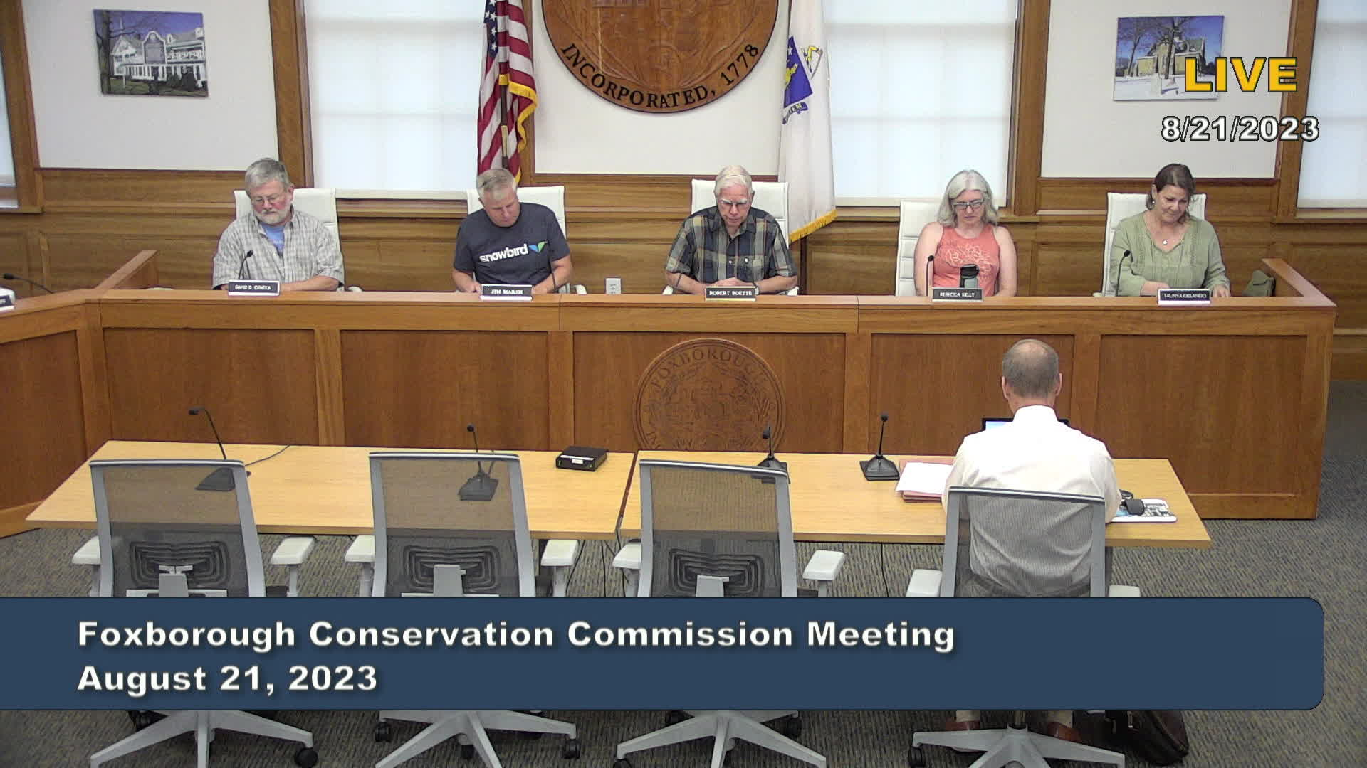 Thumbnail image for Conservation Commission Meeting 8/21/2023
