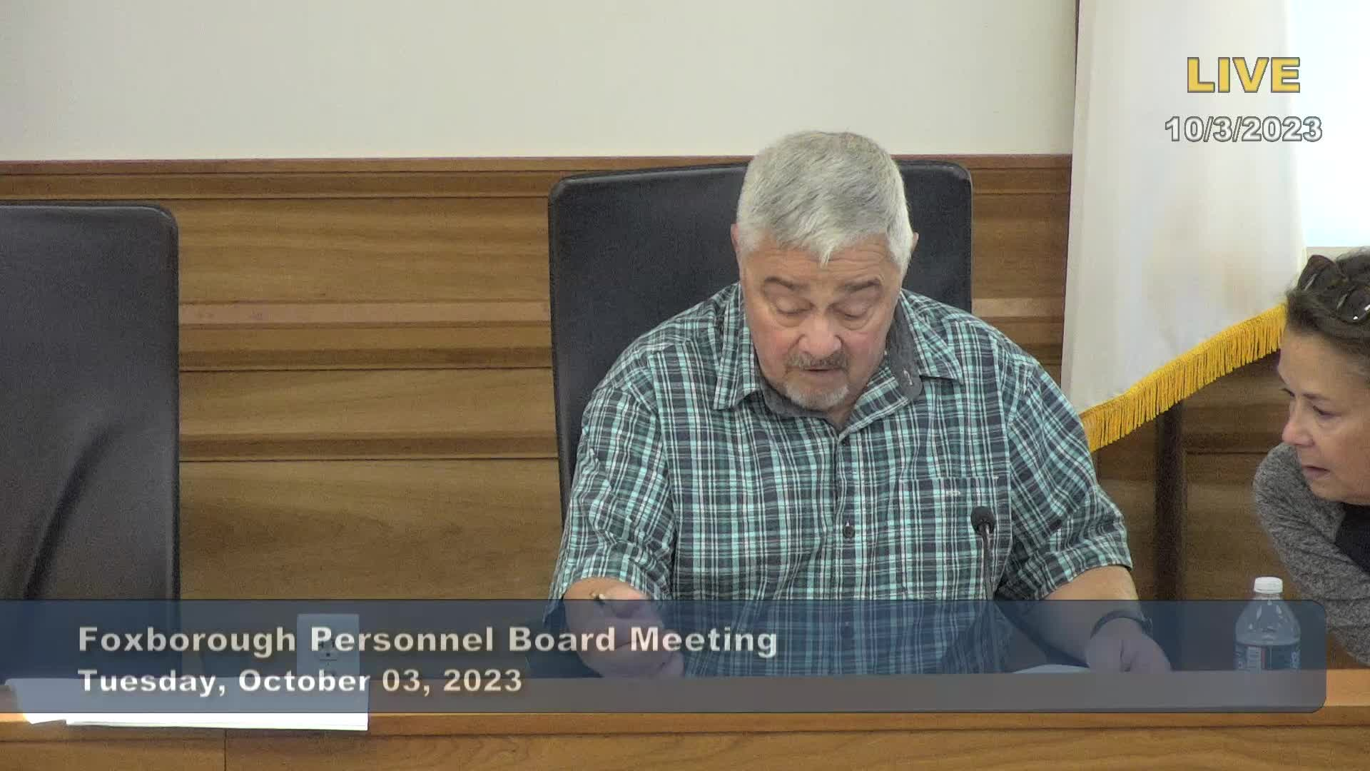 Thumbnail image for Personnel Board Meeting