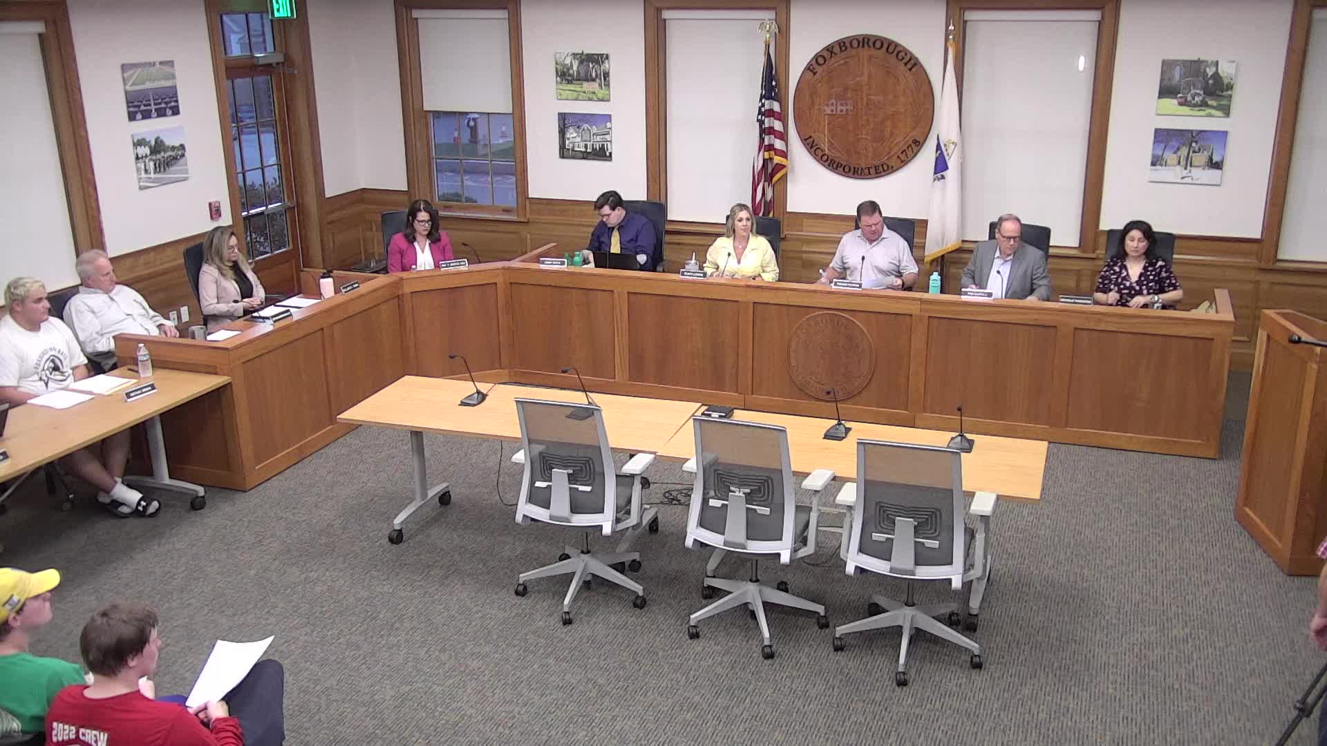 Thumbnail image for Foxborough School Committee Meeting