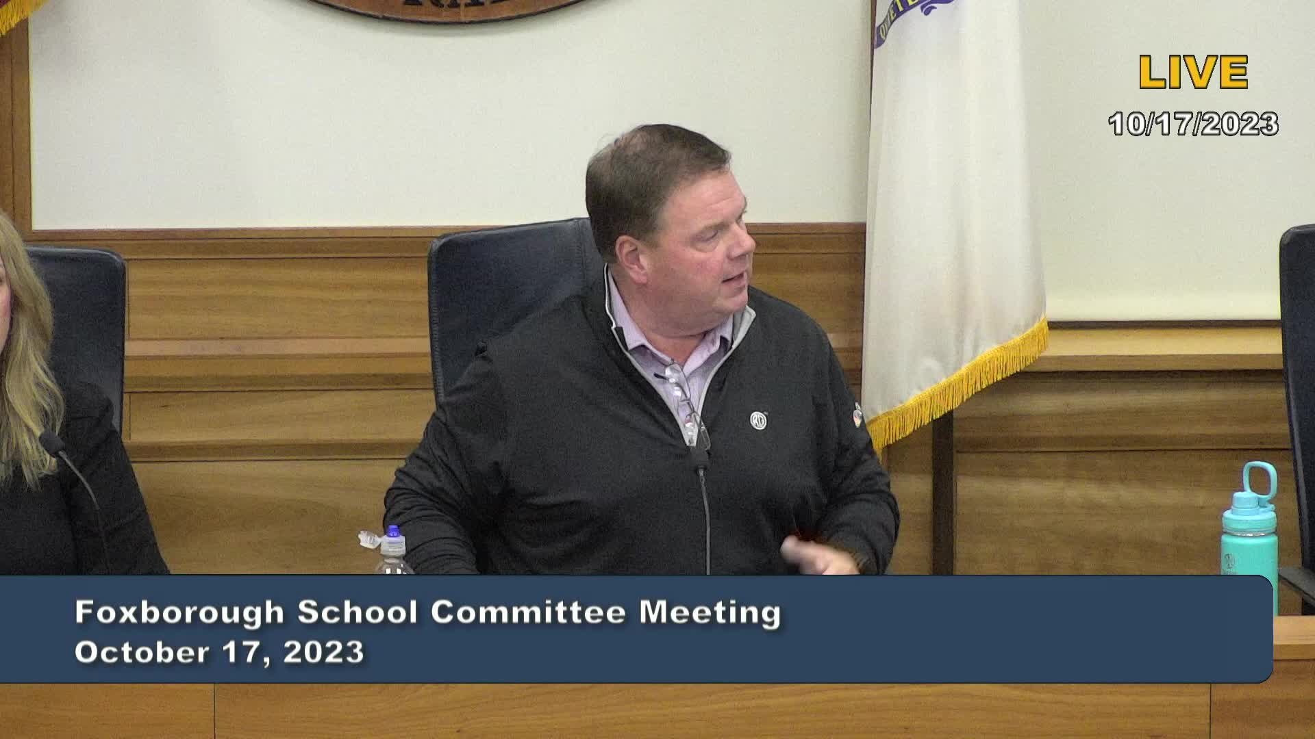 Thumbnail image for Foxborough School Committee Meeting