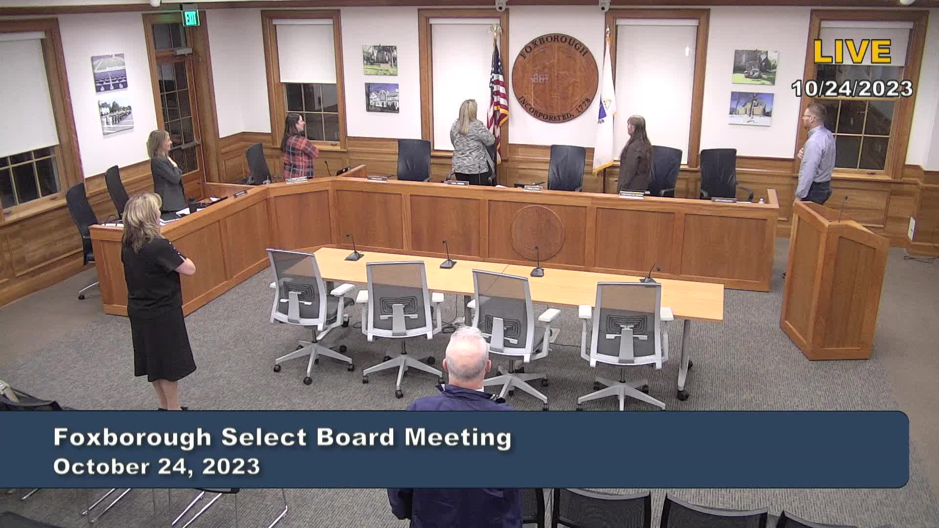 Thumbnail image for Select Board Meeting - October 24, 2023